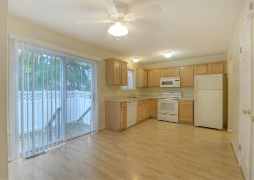 Spacious Kitchen at Fetzner Square Apartments & Townhouses, Rochester, NY