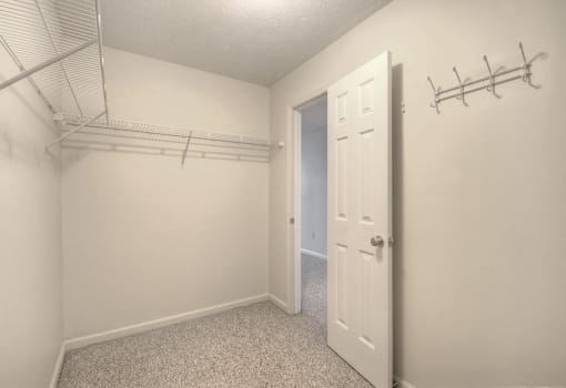 Walk-In Closet at Fetzner Square Apartments & Townhouses, Rochester, NY