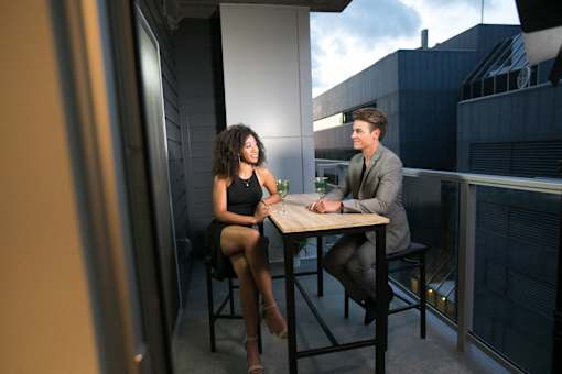 Balcony with a View at Venue Tower Apartments