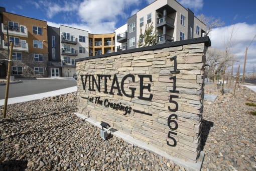 Monument Sign at VINTAGE AT THE CROSSING, Nevada