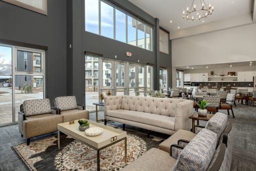 Community Room at VINTAGE AT THE CROSSING, Reno, 89521