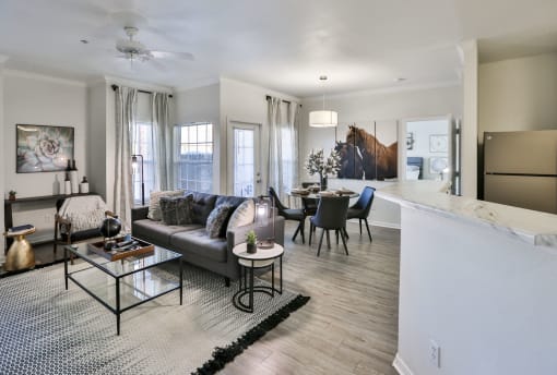 Kitchen With Living Area at The Vineyards of Colorado Springs, Colorado Springs, 80920