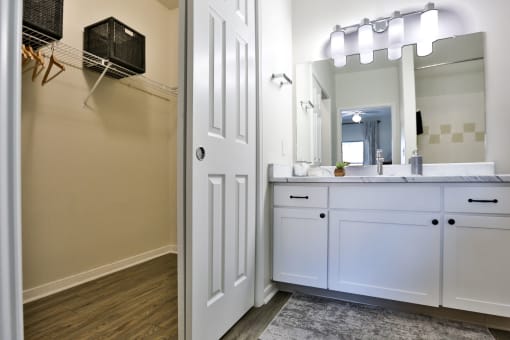 Renovated Bathrooms With Quartz Counters at The Vineyards of Colorado Springs, Colorado Springs, 80920