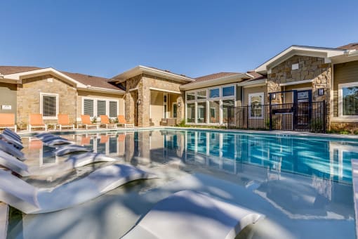 Pool Sundeck and Relaxing Area at The Veranda, Texas