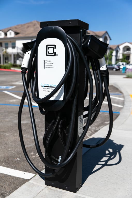 Vehicle Charging Station l The James Apartments in Rocklin CA 