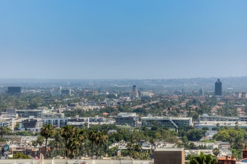 Outdoor View at La Vista Terrace, Hollywood