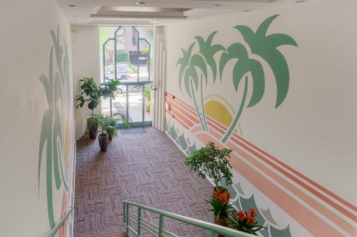 Grand Entrance at La Vista Terrace, California, 90046