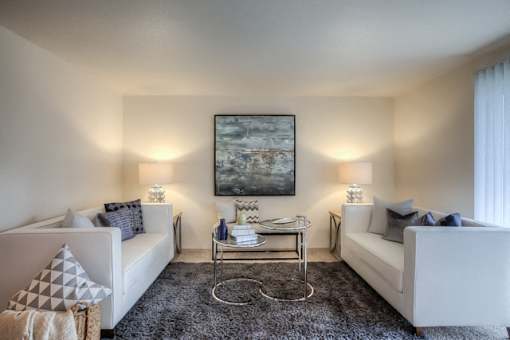 Living Area at Fieldstone Apartments, Fairview, OR, 97024