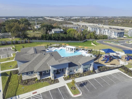 Aerial View at The Terrace at Walnut Creek, Austin