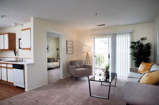 Living And Kitchen at Idlewild Creek  Apartments, New York
