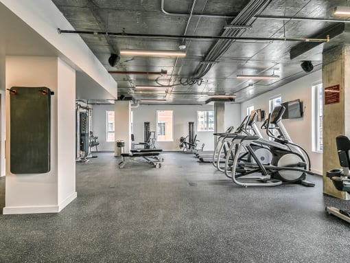 Modern Fitness Center at The Fowler, Boise, Idaho