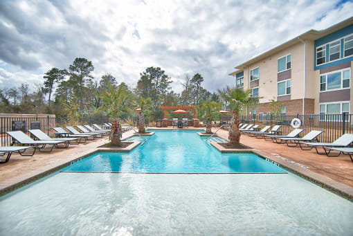 Pool at Encore At Westfork Community in Conroe Texas