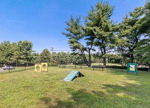Dog run at Quail Ridge, Plainsboro Township, NJ
