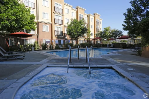 View of spa at CANYON COUNTRY SENIOR, California