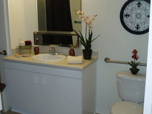 Bathroom at CANYON COUNTRY SENIOR, California