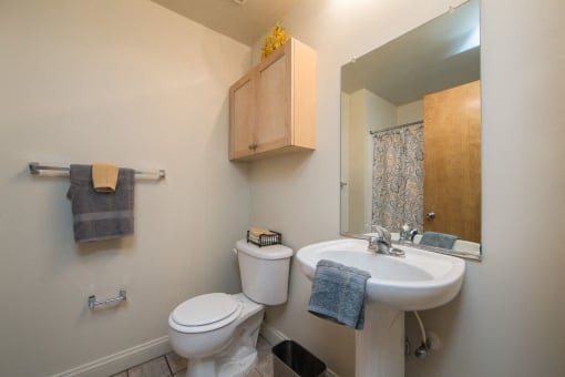 Bathroom in Iron House Apartments in Richmond VA