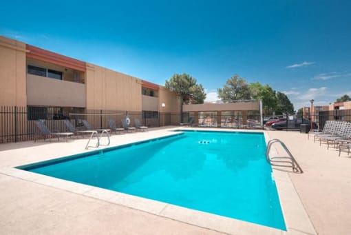 Resort-Style Pool at Desert Creek, New Mexico