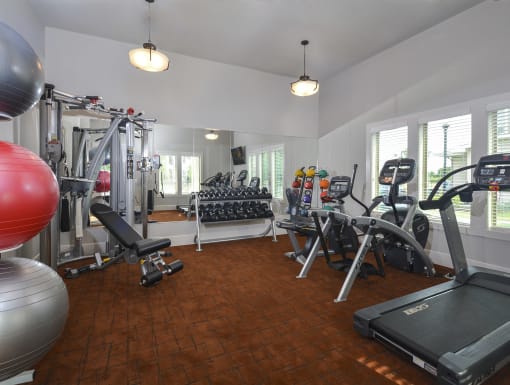 Fully Equipped Fitness Center at Lucero, San Antonio, TX, 78237