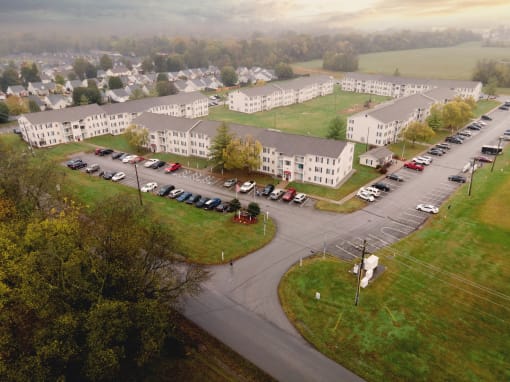 Drone View at Morris Estates Apartments, Hopkinsville, KY