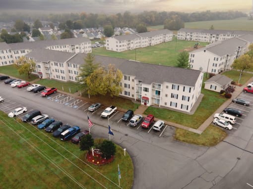 Drone Exterior View at Morris Estates Apartments, Hopkinsville, 42240
