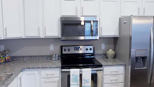kitchen, white cabinets