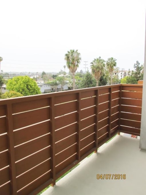 Private Patio And Balcony at 11755 Culver Boulevard, Los Angeles