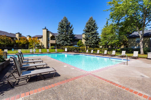 Resort style pool at Overlook at Murrayhill, Beaverton, 97007