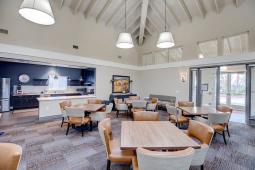 Large dining area and kitchen at VINTAGE AT BENNETT VALLEY, California, 95405