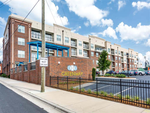 Front Entrance To Property at Greenway at Stadium Park, Greensboro, North Carolina