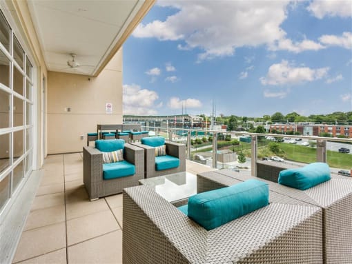 The Rooftop Deck With Views at Greenway at Stadium Park, North Carolina, 27401