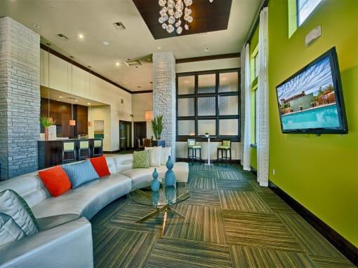 Resident Entertainment Lounge at FortyTwo25 Apartments in Phoenix, AZ