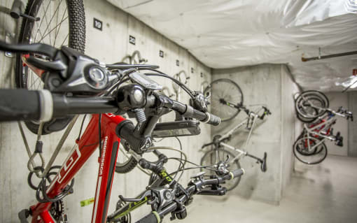 Atlas Apartments Community Bike Storage Room