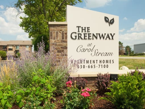 Classic Property Signage Designs at The Greenway at Carol Stream, Carol Stream, Illinois