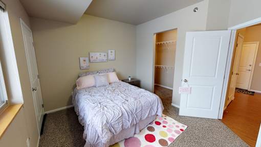 bedroom with bed