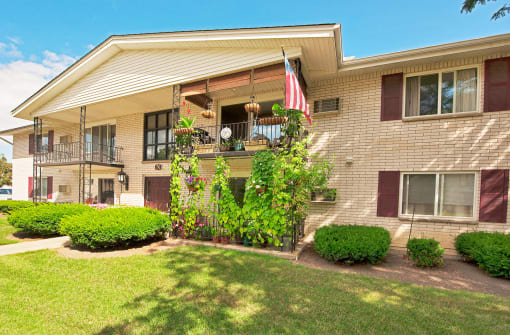 exterior of apartment