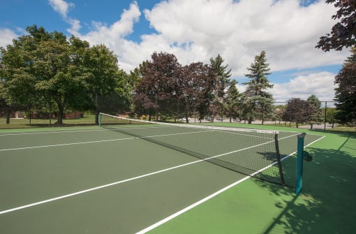 well maintained tennis courts