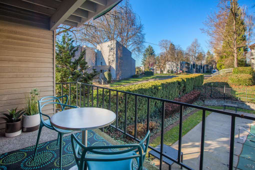 Gorgeous Views from Balcony at Garden Park, Portland, 97202