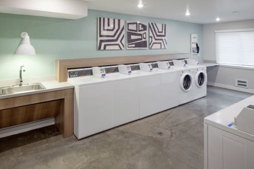 Laundry Room at Parkridge Apartments, Lake Oswego, OR 97035