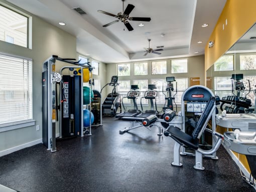 Fitness Center at La Contessa Luxury Apartments, Laredo, TX