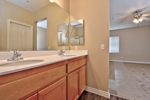 Wash Basin Near Living Room at TERRAZA DEL SOL, Rancho Cucamonga, California