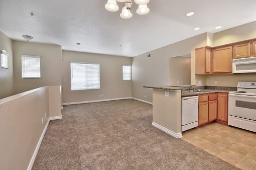 Bright living and dining space at TERRAZA DEL SOL, California, 91730