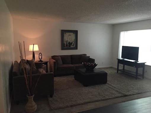 Living Room at ETHAN TERRACE, Sacramento California