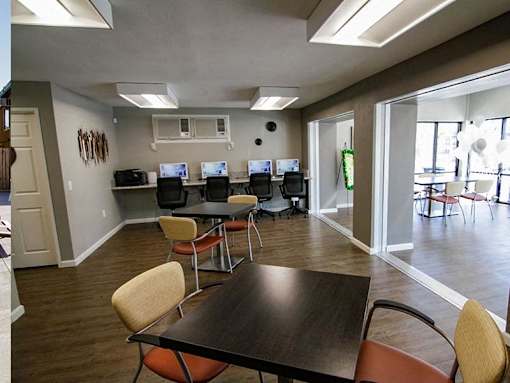 Business Center at ETHAN TERRACE, Sacramento California