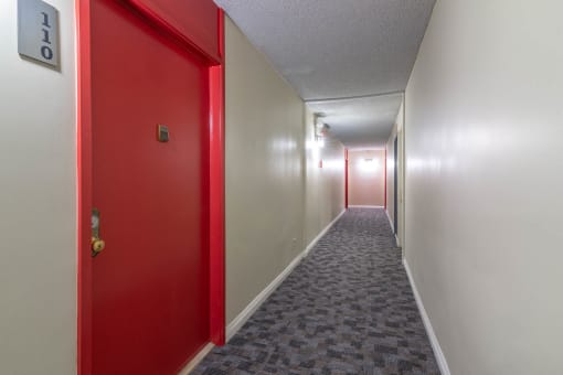 carpeted corridor
