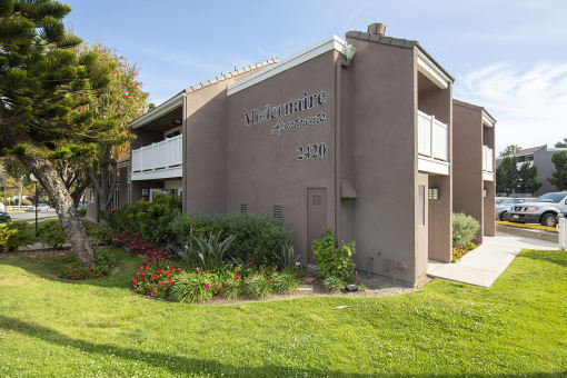 Side of Modernaire Club House Building