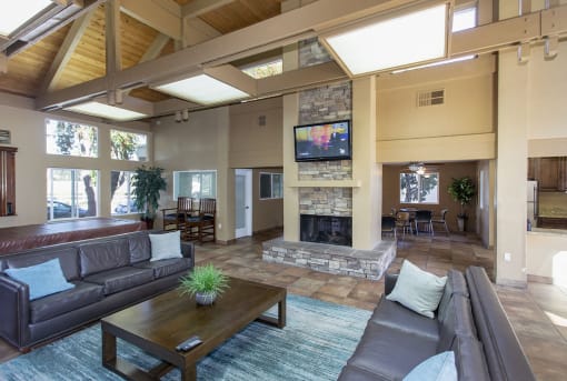 interior of clubhouse