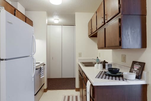 Kitchen at Westminster Place, St. Paul, MN, 55130