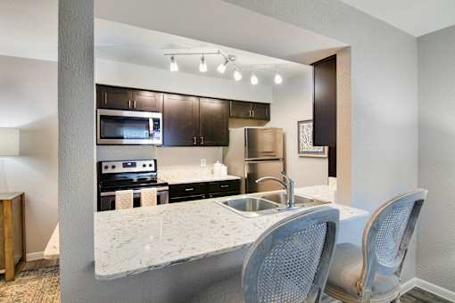 Quartz Countertops at The Village at Bunker Hill in Houston, Texas