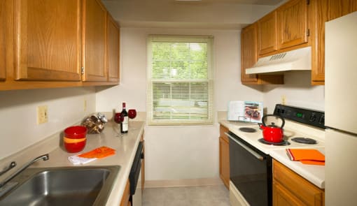 Well Equipped Kitchen at The Fields of Falls Church, Falls Church, Virginia