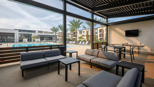 Pool Covered Area